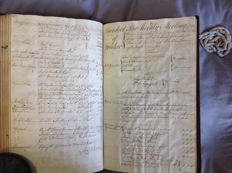 Forehoe Hundred - House of Industry Minute Book 1802-1805 p542-543 image 1 Forehoe Hundred - House of Industry Minute Book 1802-1805 p542-543 image 1