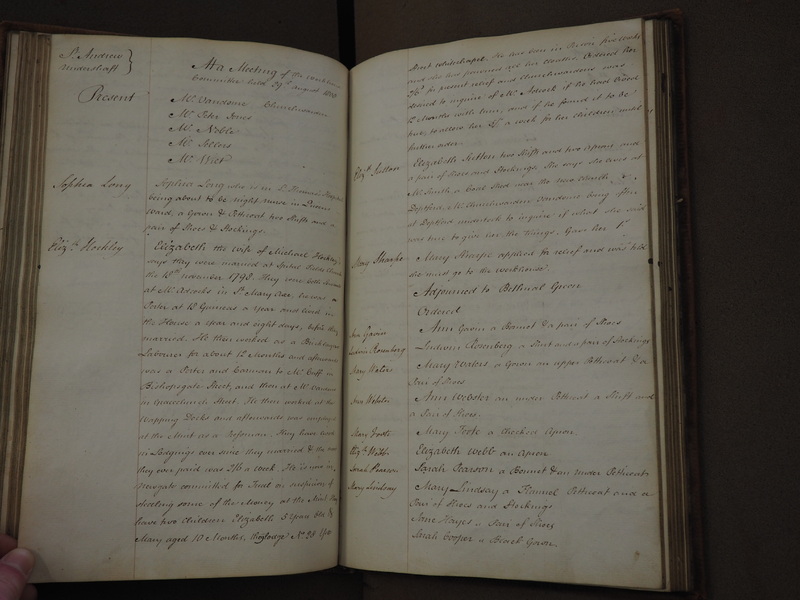 St Andrew Undershaft - Workhouse Minute Book 1801-1814 p70 image 1 St Andrew Undershaft - Workhouse Minute Book 1801-1814 p70 image 1