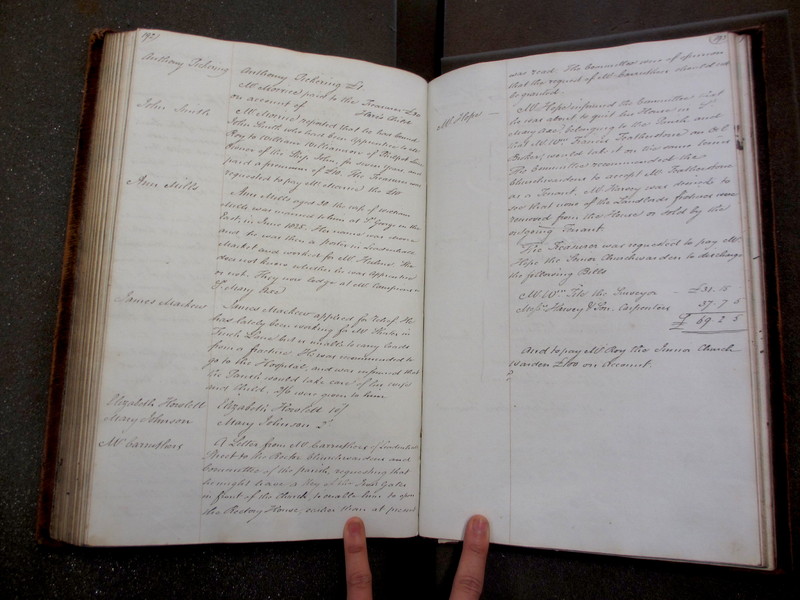 St Andrew Undershaft - Workhouse Minute Book 1822-1828 p192-193 image 1