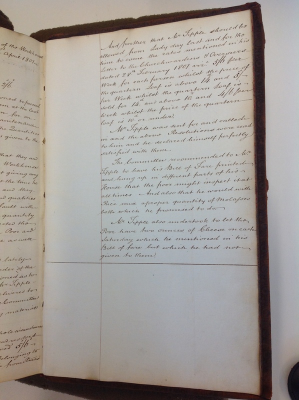 St Andrew Undershaft - Workhouse Minute Book 1780-1801 p269 image 1 St Andrew Undershaft - Workhouse Minute Book 1780-1801 p269 image 1