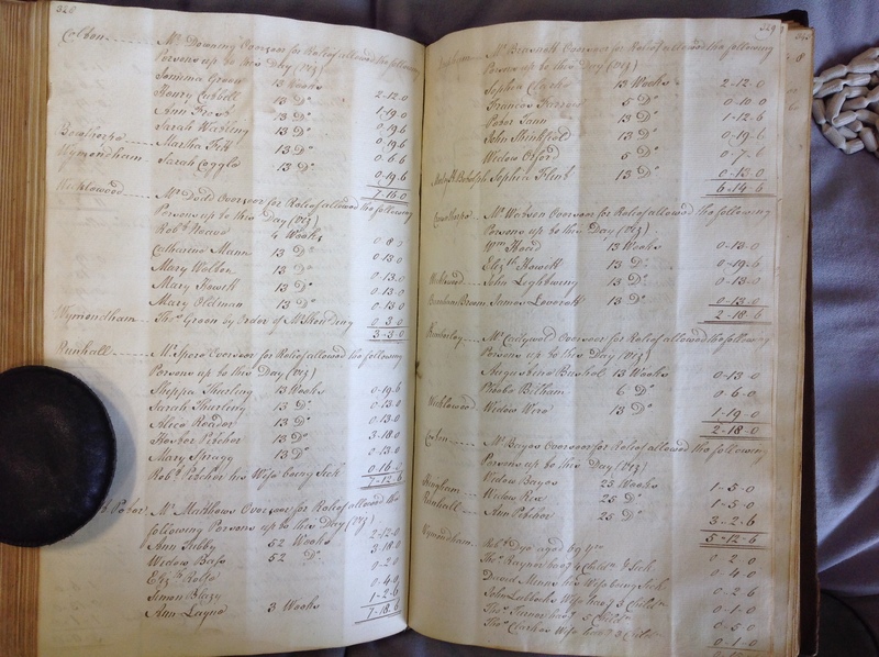 Forehoe Hundred - House of Industry Minute Book 1802-1805 p328-329 image 1 Forehoe Hundred - House of Industry Minute Book 1802-1805 p328-329 image 1
