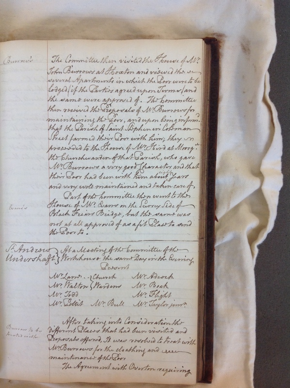 St Andrew Undershaft - Workhouse Minute Book 1780-1801 p95 image 1
