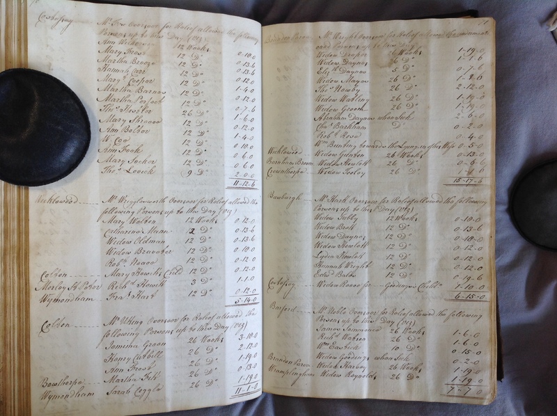 Forehoe Hundred - House of Industry Minute Book 1802-1805 p70-71 image 1