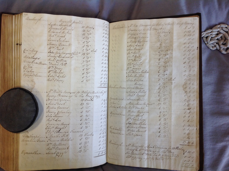 Forehoe Hundred - House of Industry Minute Book 1802-1805 p494-495 image 1 Forehoe Hundred - House of Industry Minute Book 1802-1805 p494-495 image 1