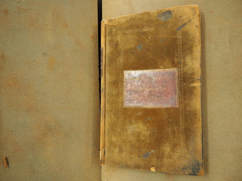 St Andrew Undershaft - Workhouse Minute Book 1814-1822 front cover image 1