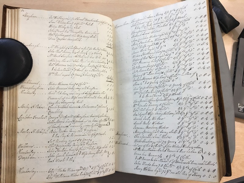 Forehoe Hundred - House of Industry Minute Book 1807-1809 p84-85 image 1 Forehoe Hundred - House of Industry Minute Book 1807-1809 p84-85 image 1