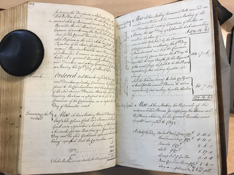 Forehoe Hundred - House of Industry Minute Book 1807-1809 p539-540 image 1 Forehoe Hundred - House of Industry Minute Book 1807-1809 p539-540 image 1