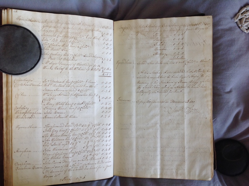 Forehoe Hundred - House of Industry Minute Book 1802-1805 p38-39 image 1 Forehoe Hundred - House of Industry Minute Book 1802-1805 p38-39 image 1