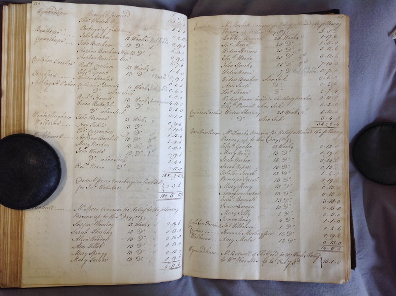 Forehoe Hundred - House of Industry Minute Book 1802-1805 p124-125 image 1 Forehoe Hundred - House of Industry Minute Book 1802-1805 p124-125 image 1