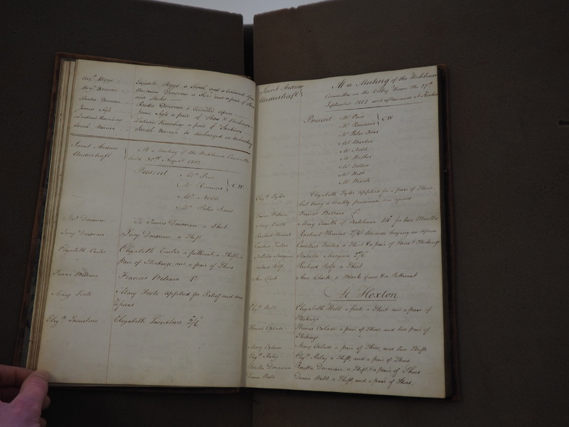 St Andrew Undershaft - Workhouse Minute Book 1801-1814 p13 image 1 St Andrew Undershaft - Workhouse Minute Book 1801-1814 p13 image 1