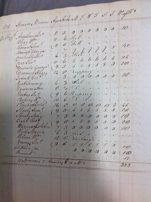 Forehoe Hundred - House of Industry Spinning Book 1805-1809 p37