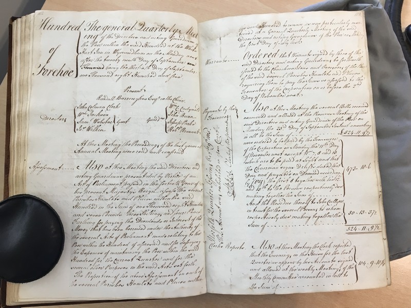 Forehoe Hundred - House of Industry Minute Book 1805-1807 p152-153 image 1 Forehoe Hundred - House of Industry Minute Book 1805-1807 p152-153 image 1