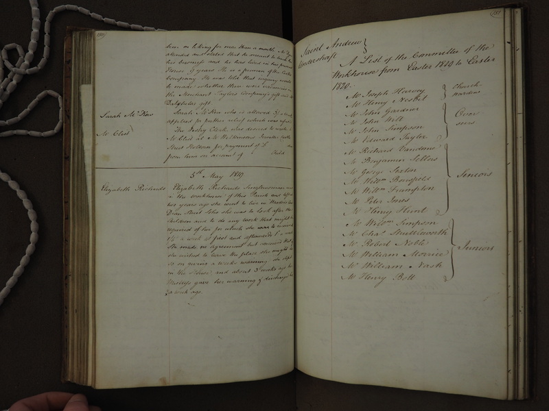 St Andrew Undershaft - Workhouse Minute Book 1814-1822 p150-151 image 1