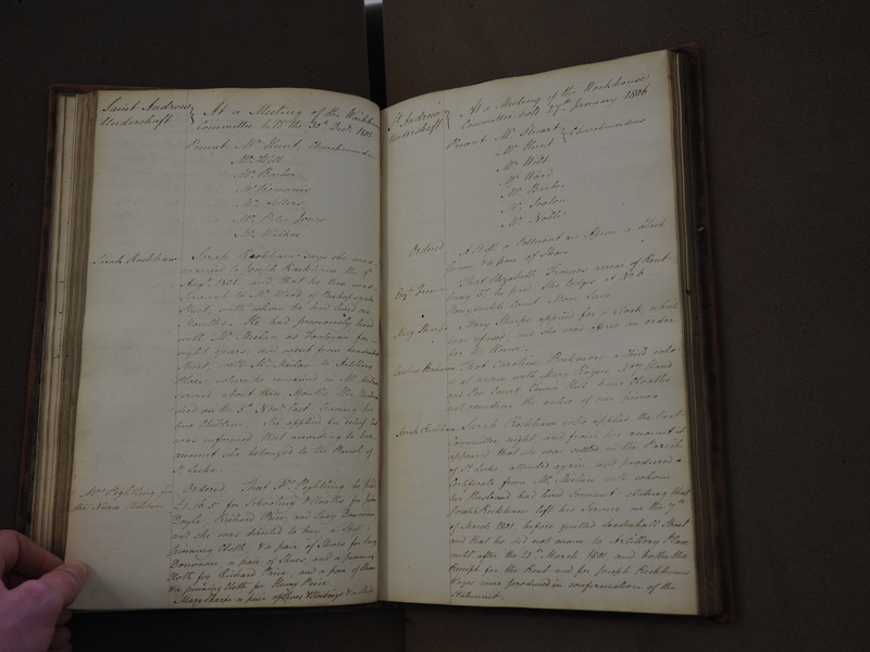 St Andrew Undershaft - Workhouse Minute Book 1801-1814 p43 image 1 St Andrew Undershaft - Workhouse Minute Book 1801-1814 p43 image 1