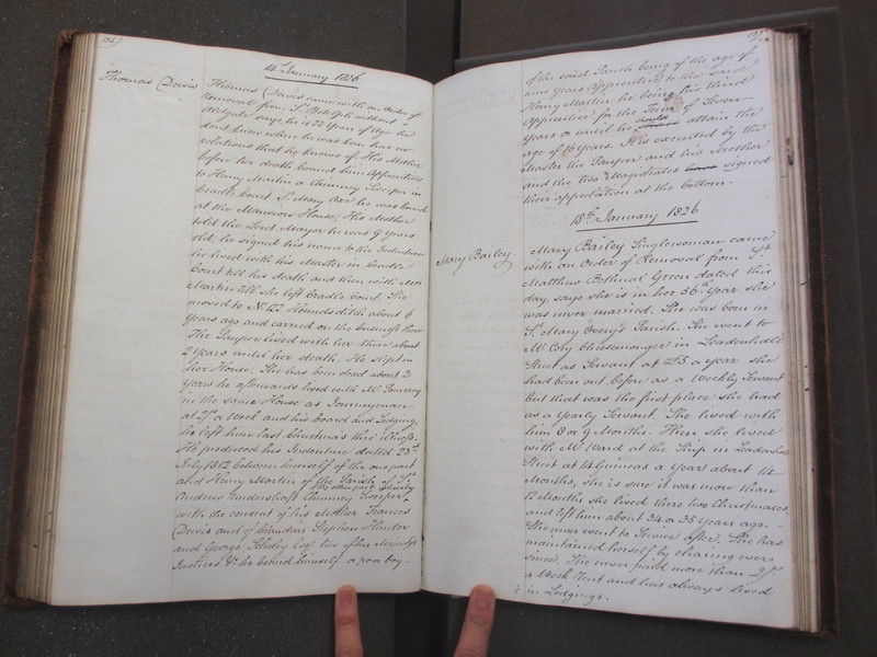 St Andrew Undershaft - Workhouse Minute Book 1822-1828 p136-137 image 1 St Andrew Undershaft - Workhouse Minute Book 1822-1828 p136-137 image 1
