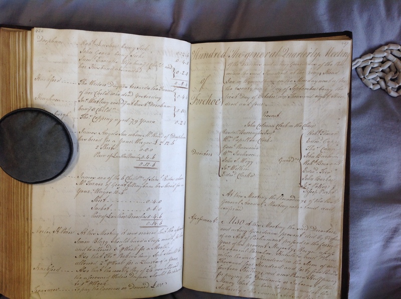 Forehoe Hundred - House of Industry Minute Book 1802-1805 p426-427 image 1 Forehoe Hundred - House of Industry Minute Book 1802-1805 p426-427 image 1