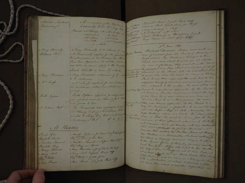 St Andrew Undershaft - Workhouse Minute Book 1814-1822 p152-153 image 1