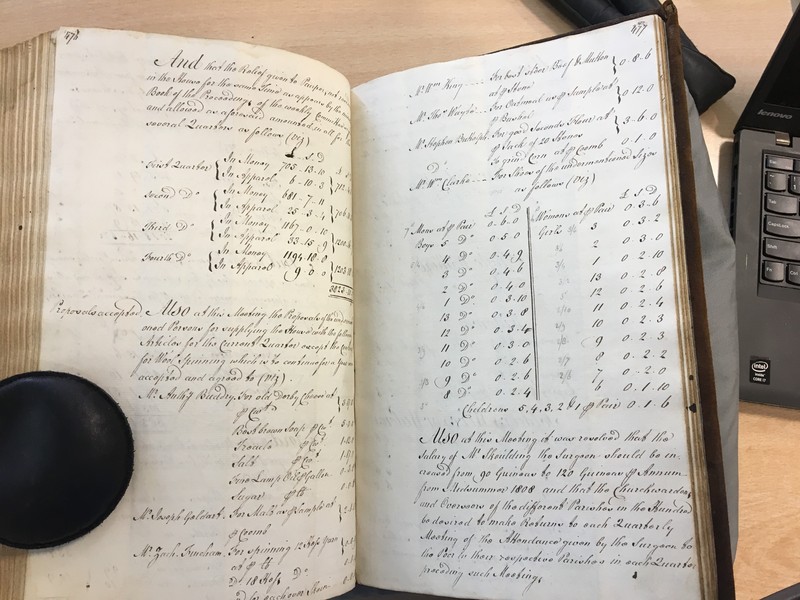 Forehoe Hundred - House of Industry Minute Book 1807-1809 p476-477 image 1 Forehoe Hundred - House of Industry Minute Book 1807-1809 p476-477 image 1