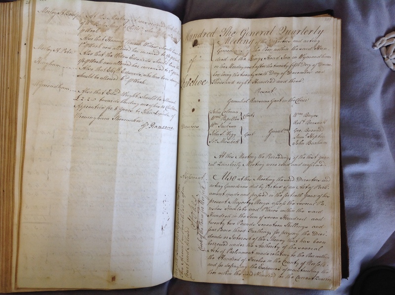 Forehoe Hundred - House of Industry Minute Book 1802-1805 p282-283 image 1 Forehoe Hundred - House of Industry Minute Book 1802-1805 p282-283 image 1