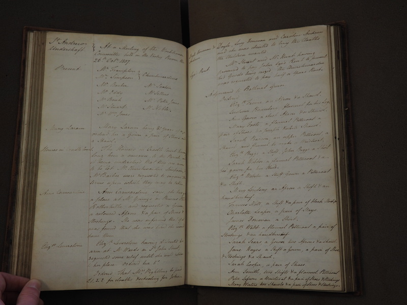 St Andrew Undershaft - Workhouse Minute Book 1801-1814 p61 image 1 St Andrew Undershaft - Workhouse Minute Book 1801-1814 p61 image 1