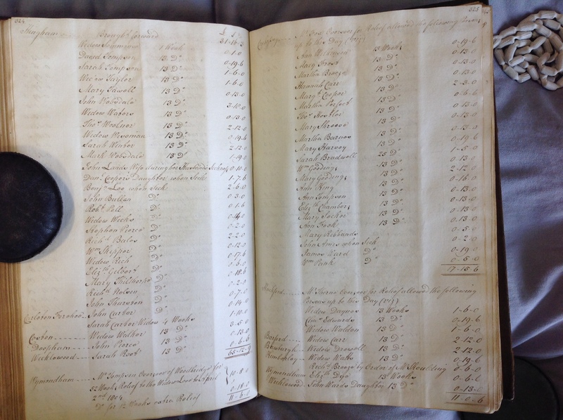 Forehoe Hundred - House of Industry Minute Book 1802-1805 p324-325 image 1 Forehoe Hundred - House of Industry Minute Book 1802-1805 p324-325 image 1