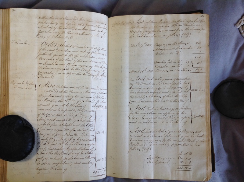 Forehoe Hundred - House of Industry Minute Book 1802-1805 p134-135 image 1 Forehoe Hundred - House of Industry Minute Book 1802-1805 p134-135 image 1