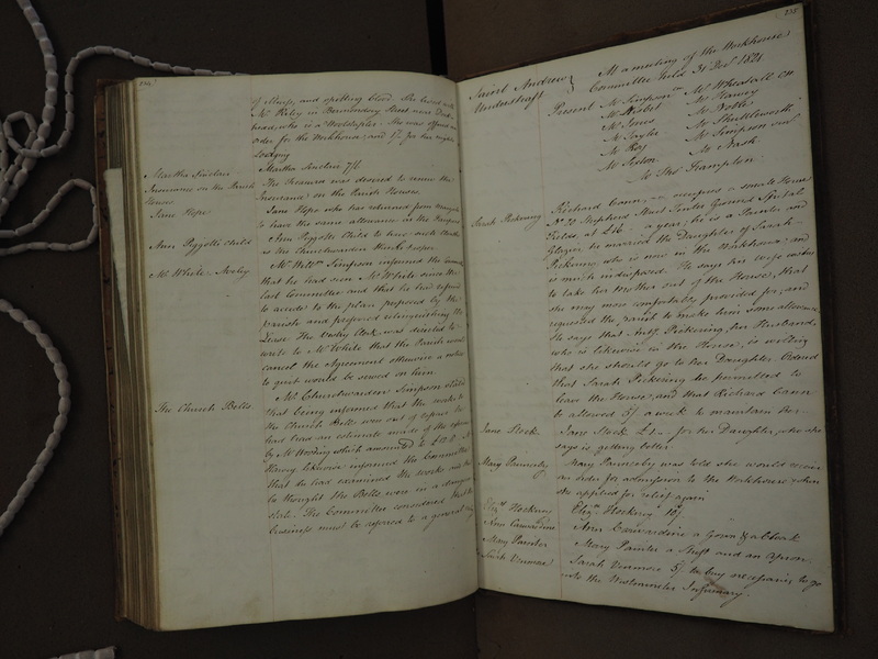 St Andrew Undershaft - Workhouse Minute Book 1814-1822 p234-235 image 1
