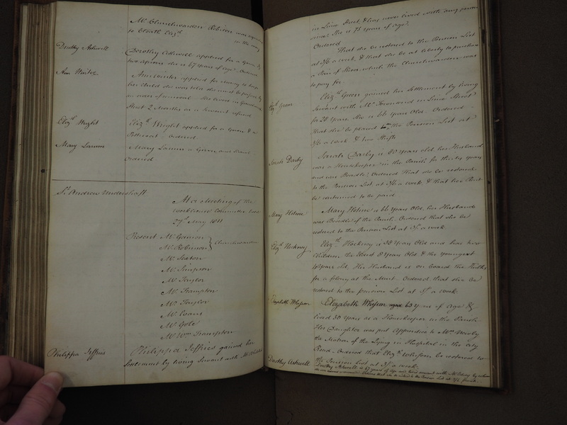 St Andrew Undershaft - Workhouse Minute Book 1801-1814 p97 image 1 St Andrew Undershaft - Workhouse Minute Book 1801-1814 p97 image 1