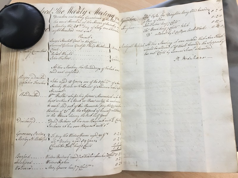 Forehoe Hundred - House of Industry Minute Book 1805-1807 p336-337 image 1 Forehoe Hundred - House of Industry Minute Book 1805-1807 p336-337 image 1