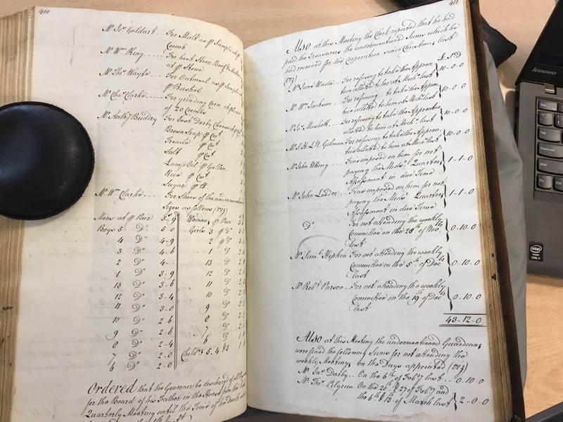Forehoe Hundred - House of Industry Minute Book 1807-1809 p410-411 image 1 Forehoe Hundred - House of Industry Minute Book 1807-1809 p410-411 image 1