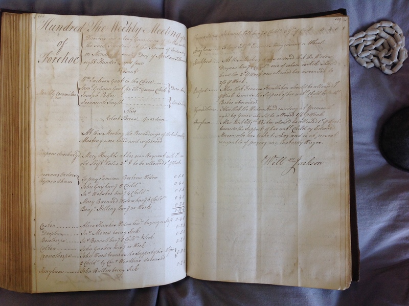 Forehoe Hundred - House of Industry Minute Book 1802-1805 p338-339 image 1 Forehoe Hundred - House of Industry Minute Book 1802-1805 p338-339 image 1