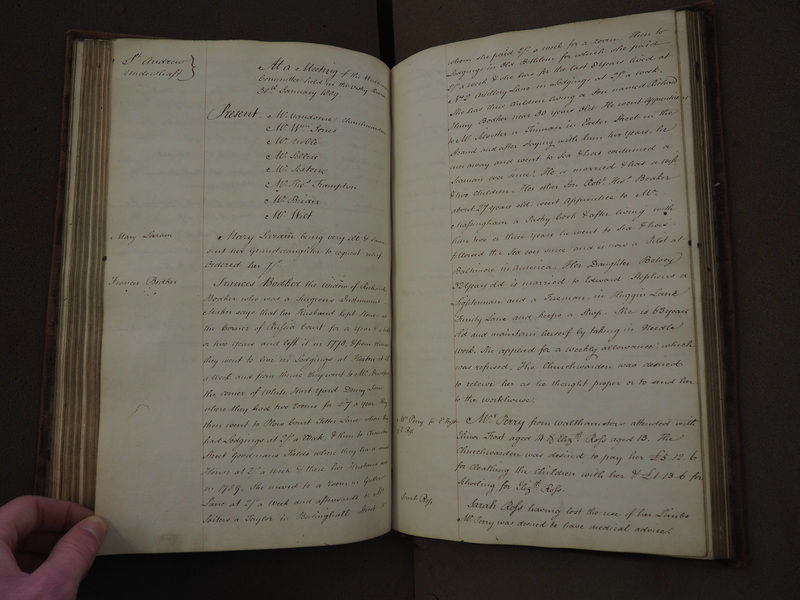 St Andrew Undershaft - Workhouse Minute Book 1801-1814 p75 image 1 St Andrew Undershaft - Workhouse Minute Book 1801-1814 p75 image 1