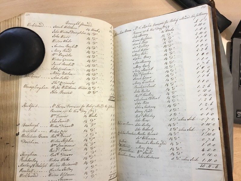 Forehoe Hundred - House of Industry Minute Book 1807-1809 p524-525 image 1 Forehoe Hundred - House of Industry Minute Book 1807-1809 p524-525 image 1