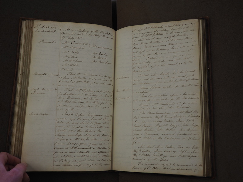 St Andrew Undershaft - Workhouse Minute Book 1801-1814 p59 image 1 St Andrew Undershaft - Workhouse Minute Book 1801-1814 p59 image 1