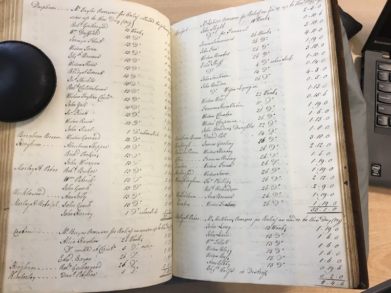 Forehoe Hundred - House of Industry Minute Book 1807-1809 p460-461 image 1 Forehoe Hundred - House of Industry Minute Book 1807-1809 p460-461 image 1