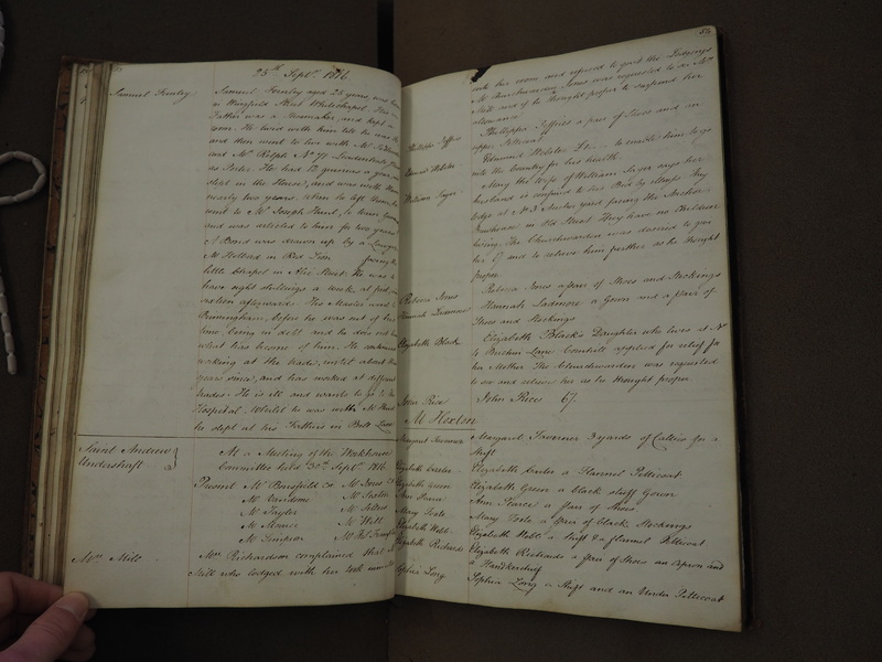 St Andrew Undershaft - Workhouse Minute Book 1814-1822 p53-54 image 1