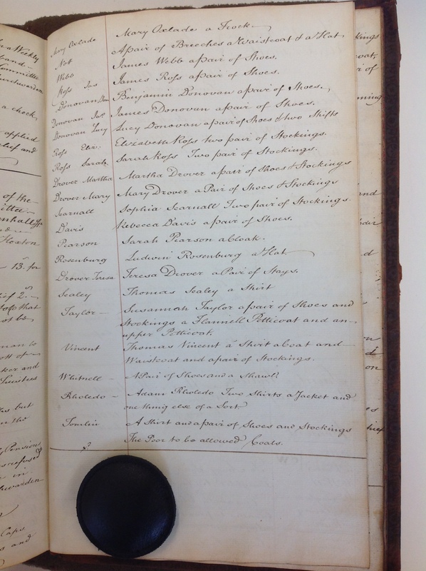 St Andrew Undershaft - Workhouse Minute Book 1780-1801 p263 image 1 St Andrew Undershaft - Workhouse Minute Book 1780-1801 p263 image 1