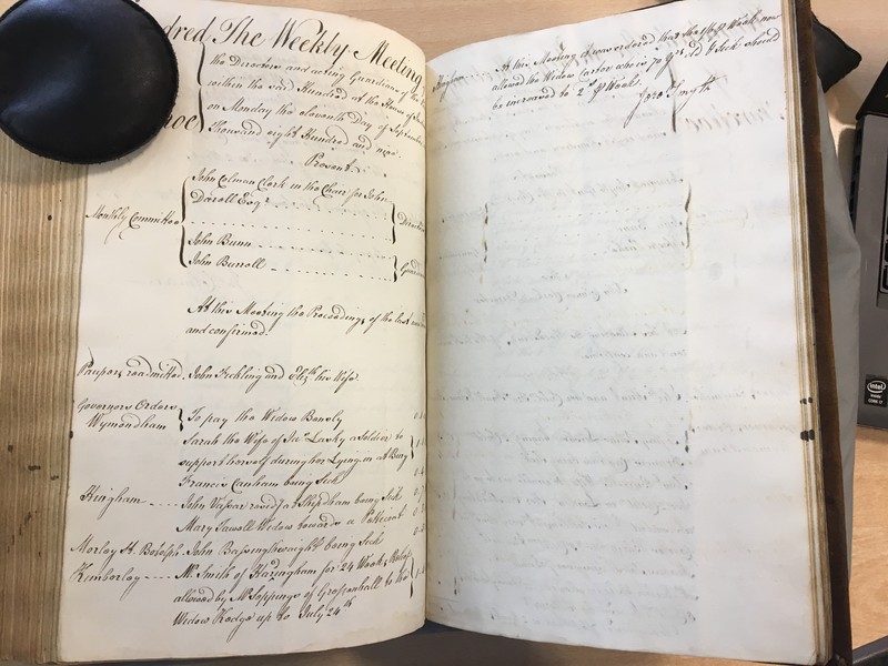 Forehoe Hundred - House of Industry Minute Book 1807-1809 p504-505 image 1 Forehoe Hundred - House of Industry Minute Book 1807-1809 p504-505 image 1