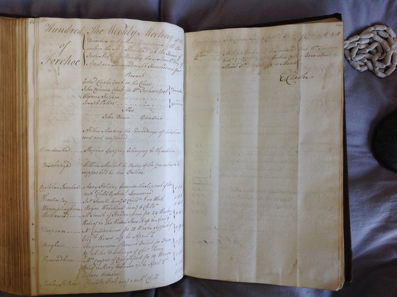 Forehoe Hundred - House of Industry Minute Book 1802-1805 p342-343 image 1 Forehoe Hundred - House of Industry Minute Book 1802-1805 p342-343 image 1