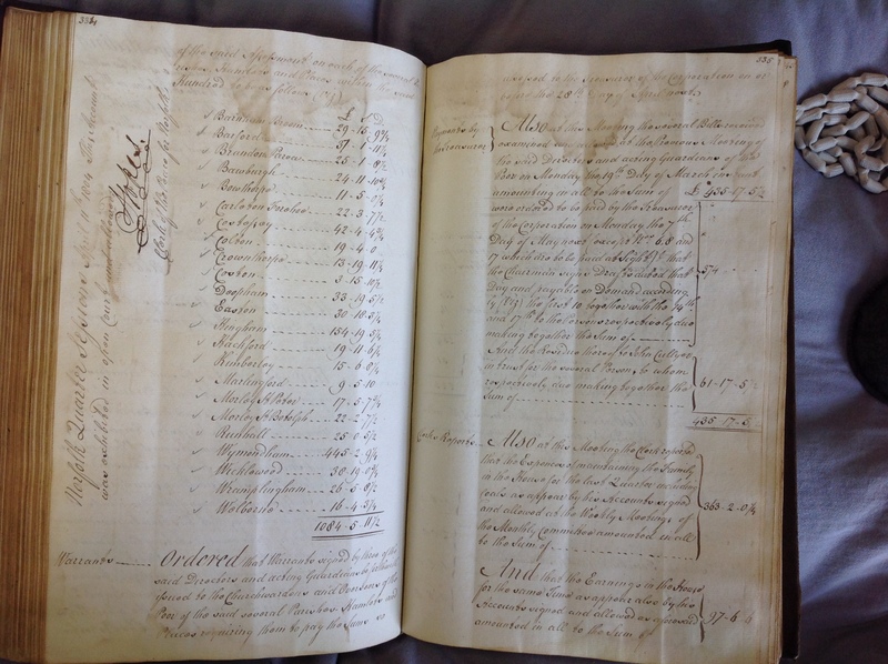 Forehoe Hundred - House of Industry Minute Book 1802-1805 p334-335 image 1 Forehoe Hundred - House of Industry Minute Book 1802-1805 p334-335 image 1