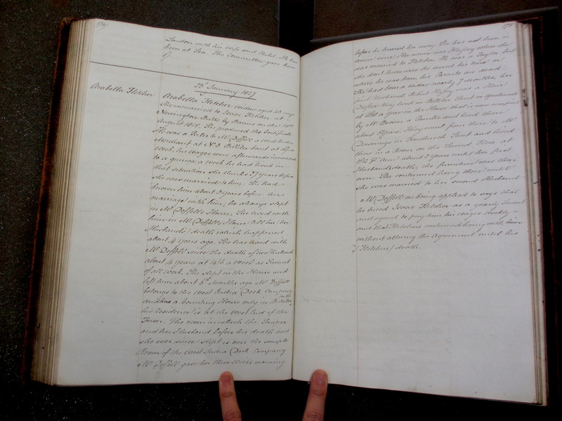 St Andrew Undershaft - Workhouse Minute Book 1822-1828 p174-175 image 1