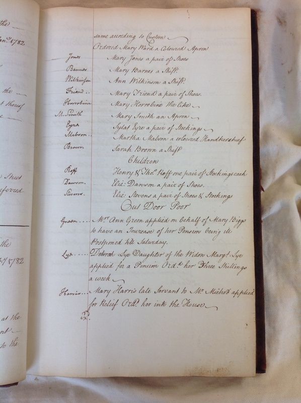 St Andrew Undershaft - Workhouse Minute Book 1780-1801 p33 image 1