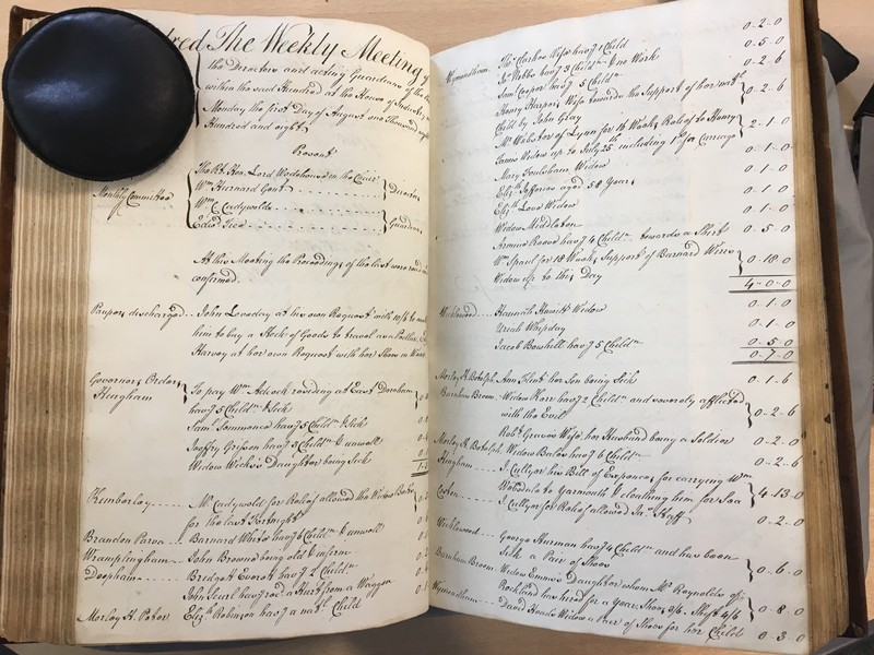 Forehoe Hundred - House of Industry Minute Book 1807-1809 p234-235 image 1