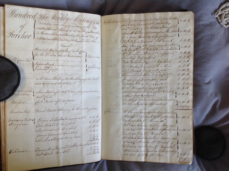 Forehoe Hundred - House of Industry Minute Book 1802-1805 p20-21 image 1 Forehoe Hundred - House of Industry Minute Book 1802-1805 p20-21 image 1