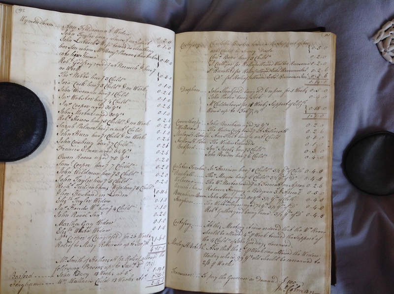 Forehoe Hundred - House of Industry Minute Book 1802-1805 p92-93 image 1