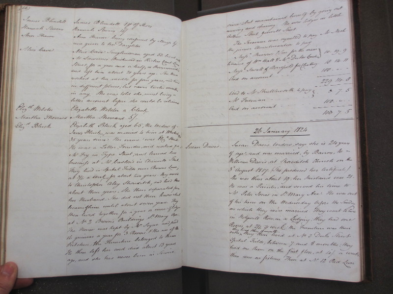 St Andrew Undershaft - Workhouse Minute Book 1822-1828 p66-67 image 1
