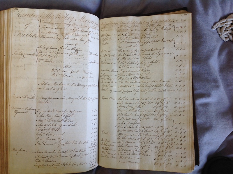 Forehoe Hundred - House of Industry Minute Book 1802-1805 p292-293 image 1 Forehoe Hundred - House of Industry Minute Book 1802-1805 p292-293 image 1