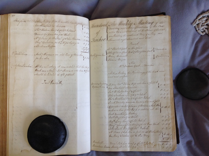 Forehoe Hundred - House of Industry Minute Book 1802-1805 p150-151 image 1 Forehoe Hundred - House of Industry Minute Book 1802-1805 p150-151 image 1