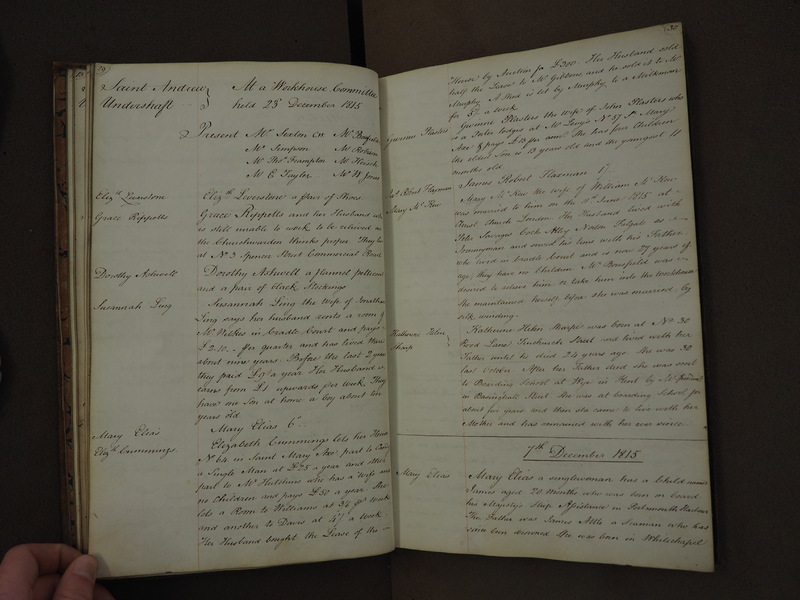 St Andrew Undershaft - Workhouse Minute Book 1814-1822 p29-30 image 1