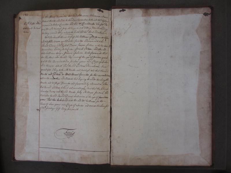 St Andrew Undershaft - Workhouse Minute Book 1732-1748 p180 image 1 St Andrew Undershaft - Workhouse Minute Book 1732-1748 p180 image 1